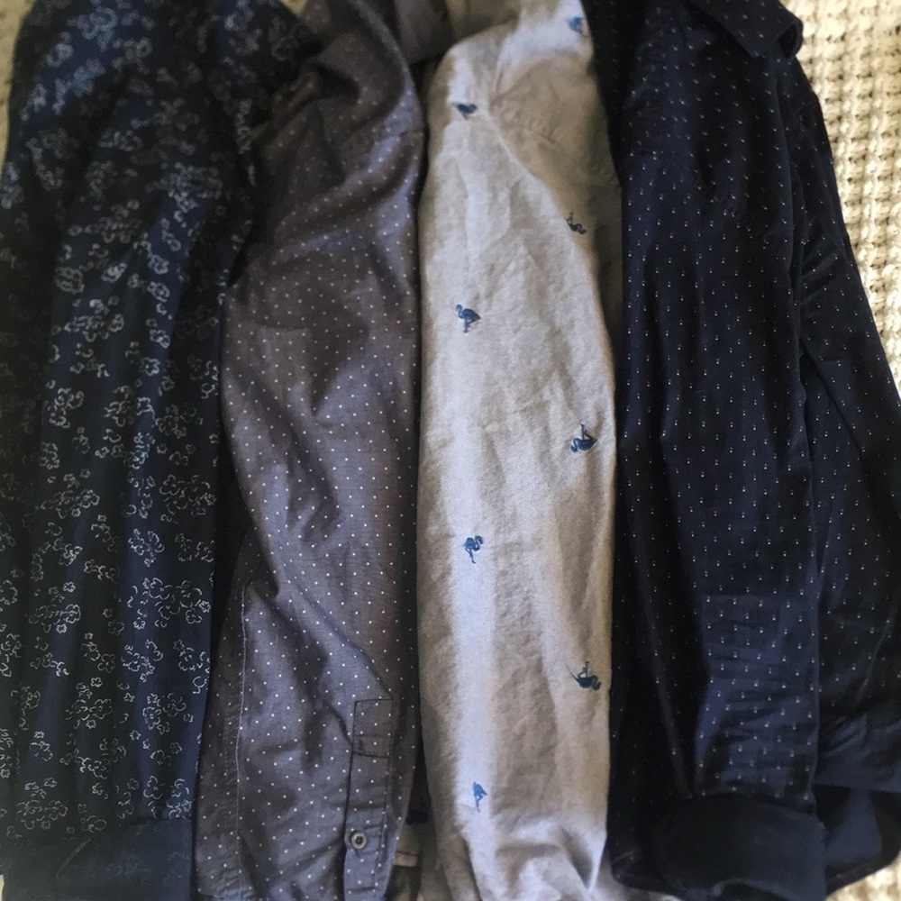 Bundle of men’s button up long sleeves